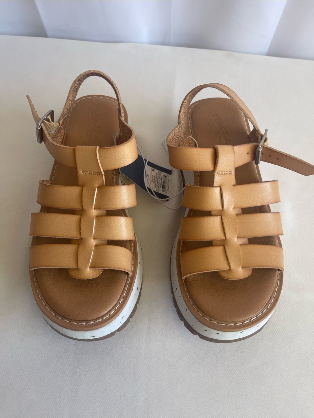 Universal Thread Cognac Strappy Platform Sandals